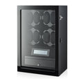 8 Watch Winder with LED Backlight and 5 Watch Storage Drawer