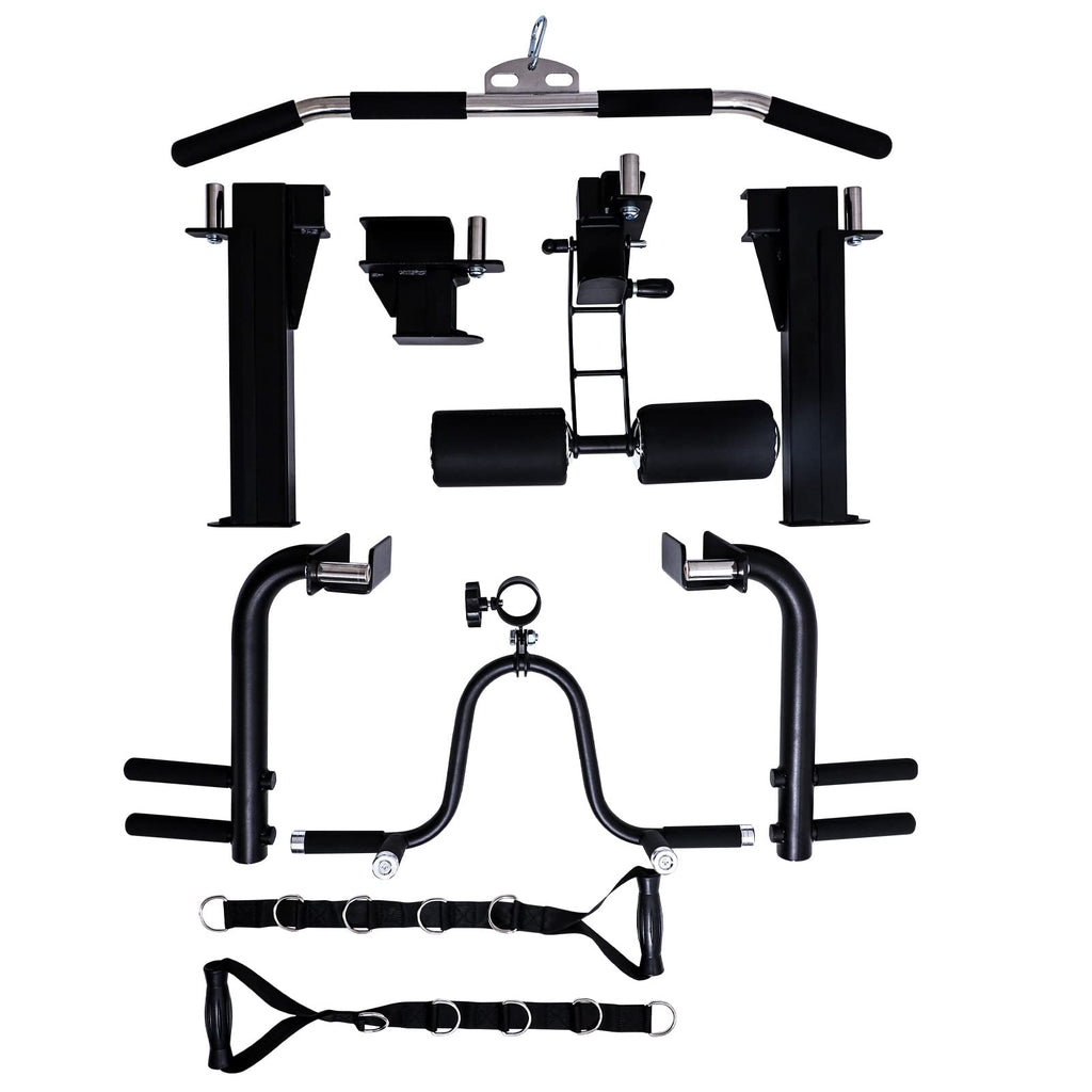 Altas Strength 3059 Smith Machine Home Gym Equipment with 1000 lbs Weight Capacity 2000 lbs Cables Strength Training Power Cages for Squats Presses Lunges Deadlifts Easy Assembly Included Accessories