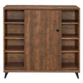 Acme Waina 3-Adjustable Wood Shelf Storage Accent Cabinet in Oak