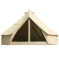 KingCamp Glamping Tent for 4 Seasons, 13.2ft/16.4ft Large Waterproof & Windproof Luxury Bell Yurt Tent w/Stove Jack, Spacious for Family Camping Hunting Parties