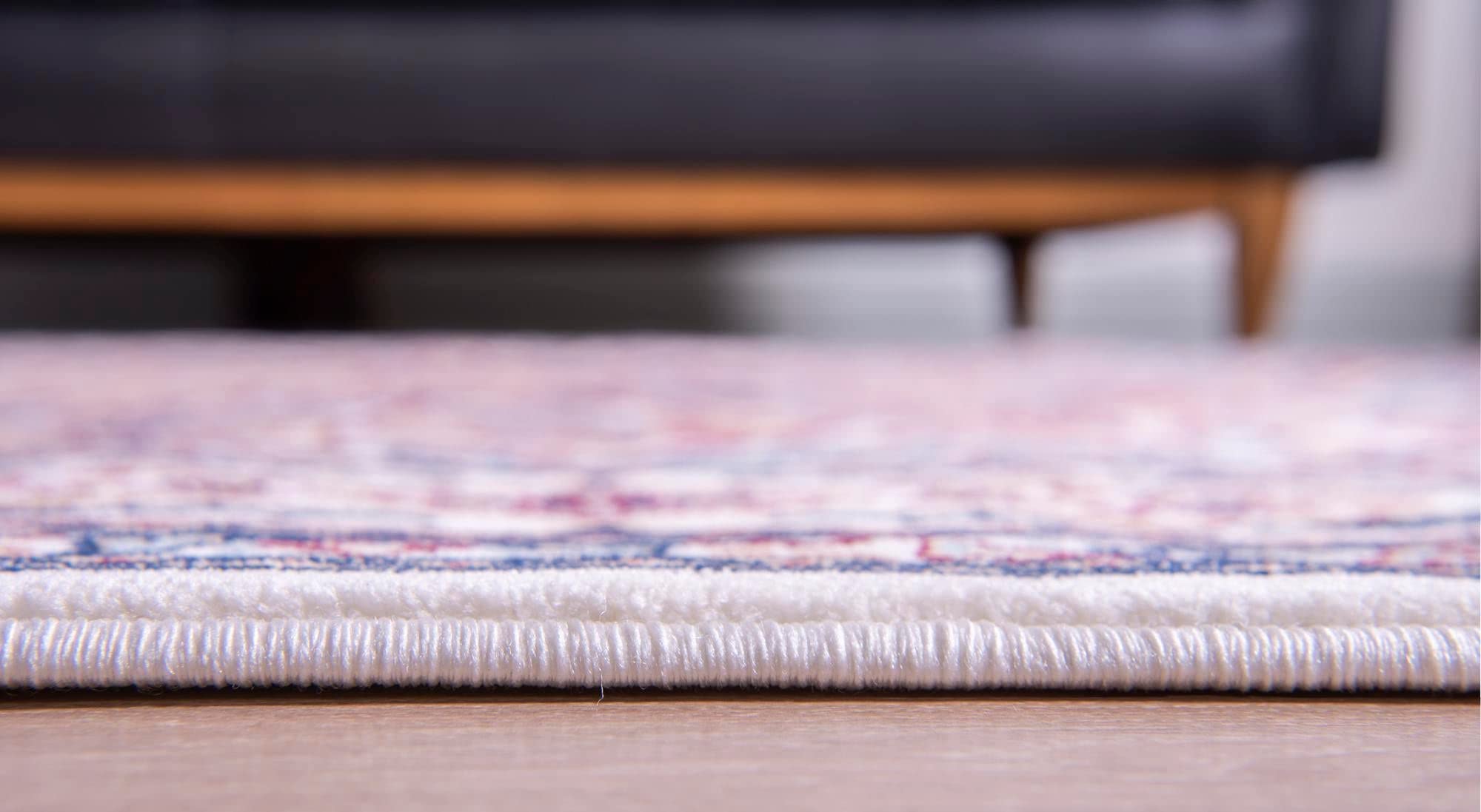 Unique Loom Narenj Collection Area Rug - Adams (10' x 13' 1" Rectangle Ivory/Burgundy)