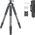 INNOREL P324C 65.6" Carbon Fiber Tripod for Hunting, 360° Rotating Ball Head(1.7"),with Arca Swiss Dovetail Mount,55lb/25kg Load, 32mm Tube Stable Tripod for Photography and Outdoors