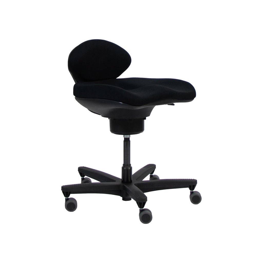 Vari CoreChair – Ergonomic Armless Office Chair for Active Sitting, Core Support & Posture – Adjustable Seat Height & Depth – Compact Task Chair for Home Office Desk – 250 lb Capacity (Black)