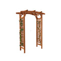 ScienGarden Solid Fir Wooden Garden Arch Premium Outdoor Trellis for Climbing Plants, 83.12”H×59”W×29.75’’D, Also can be Used for Wedding and Party Decoration