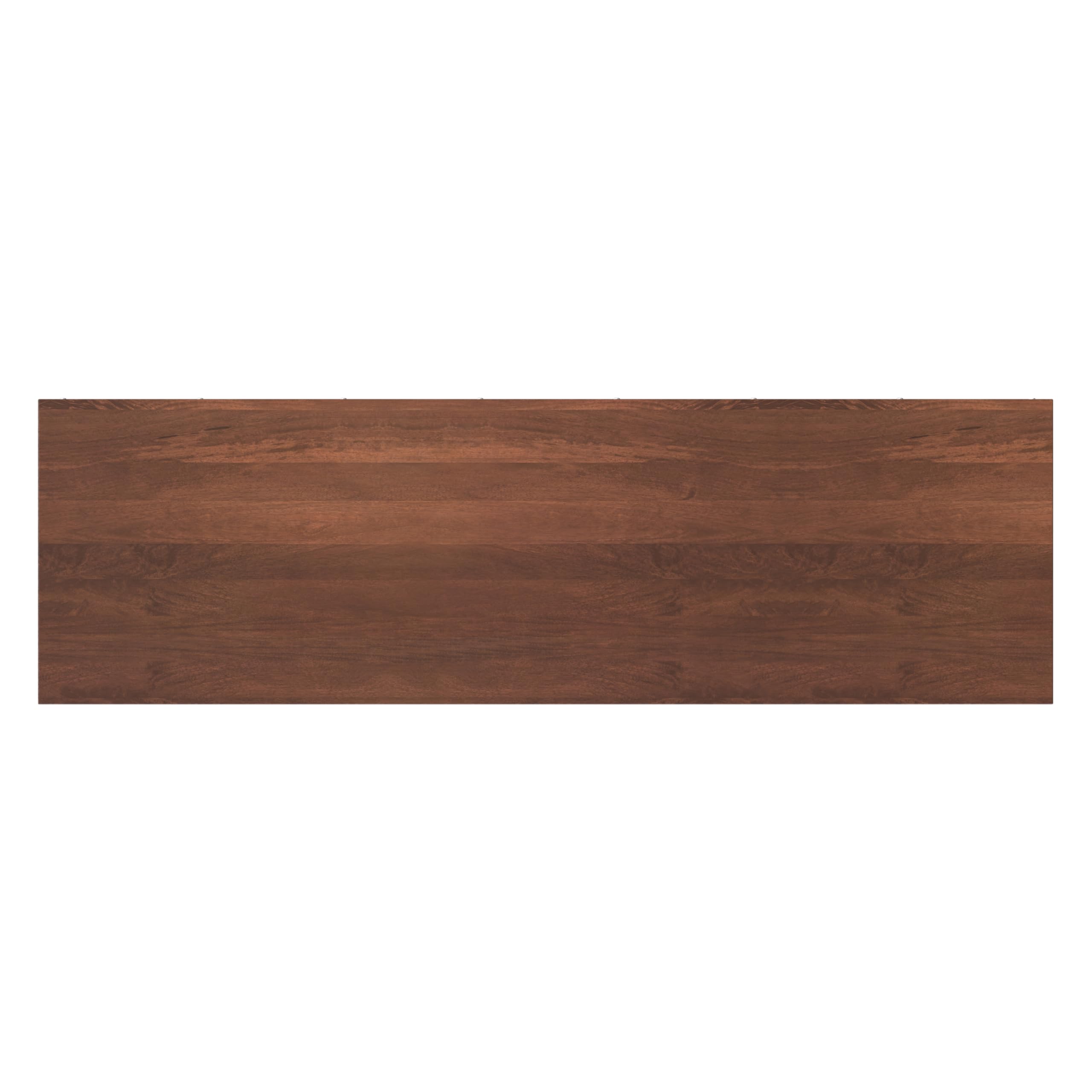 SIMPLIHOME Hunter TV Stand - 60 inch Wide Solid Mango Wood Media Console in Umber Brown and Gold, Industrial Entertainment Center for Living Room for TVs up to 65 Inches with Metal Hairpin Legs