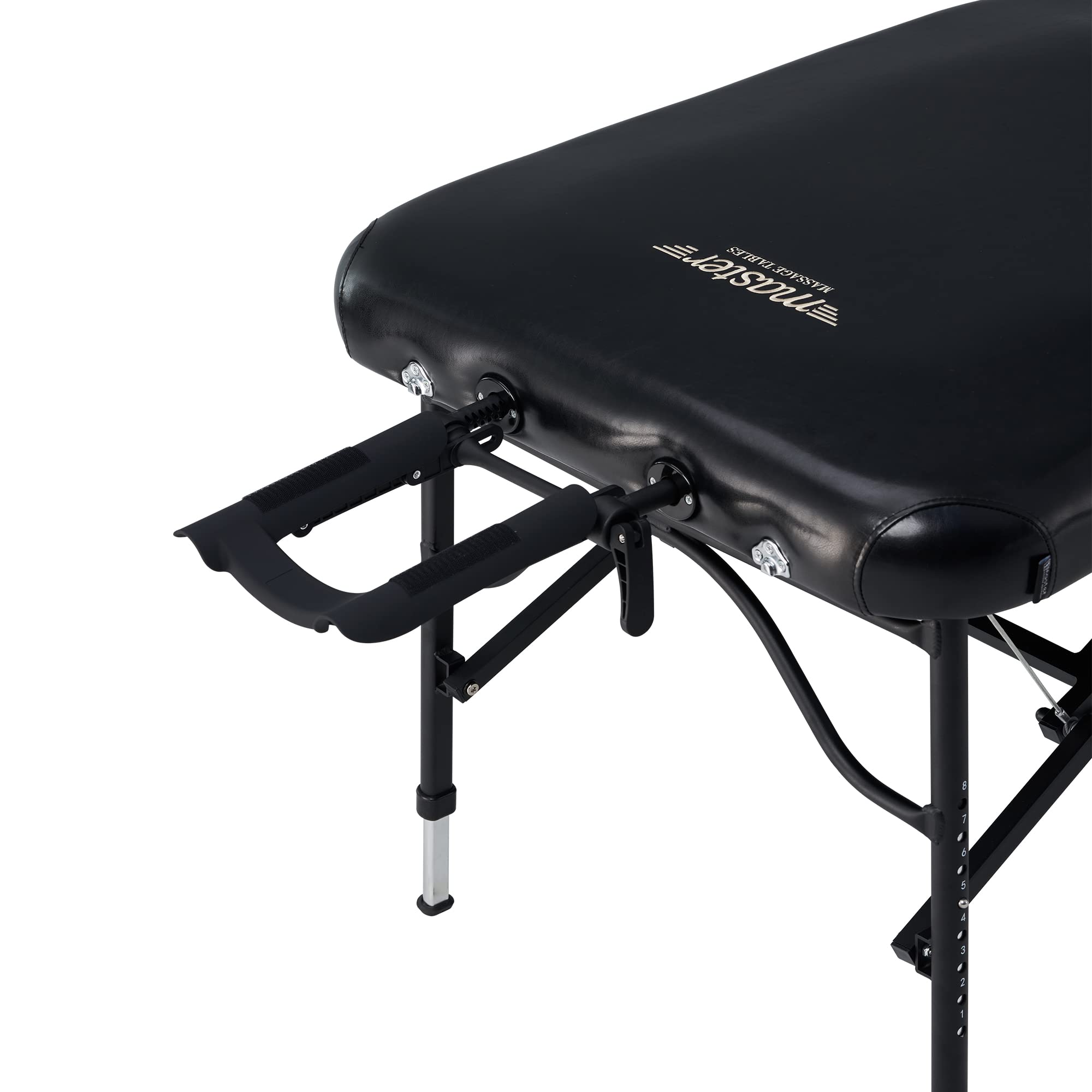 Master Massage 30" StratoMaster LX Ultra-Light Weight Aluminum Portable Massage Table Package- Tattoo Bed- Lash Tables- Black