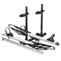 Young Hitch Mount Bike Rack with Ramp, 200 lbs. Capacity for 2 E-Bikes, Fat Tire and Standard, fits Cars, SUVs, RVs, Trailers with 2 Inch Receiver