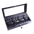 udgtee XTELARY Automatic Watch Winder, Watch Winders with 8 Winder Positions, 9 Storage Spaces, Super Quiet Motor, 4 Rotation Modes, and Dual Power Supply for Men and Women Watches