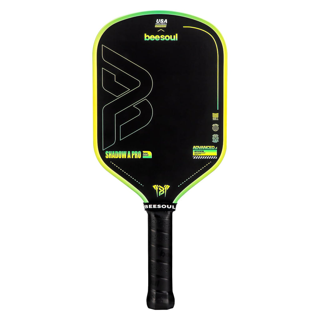 Beesoul Professional Pickleball Paddles – 4th Gen Thermoformed Core– Charged Surface Technology for Power & Feel – T800 Carbon Fiber – USAPA Approved - NFC Chip
