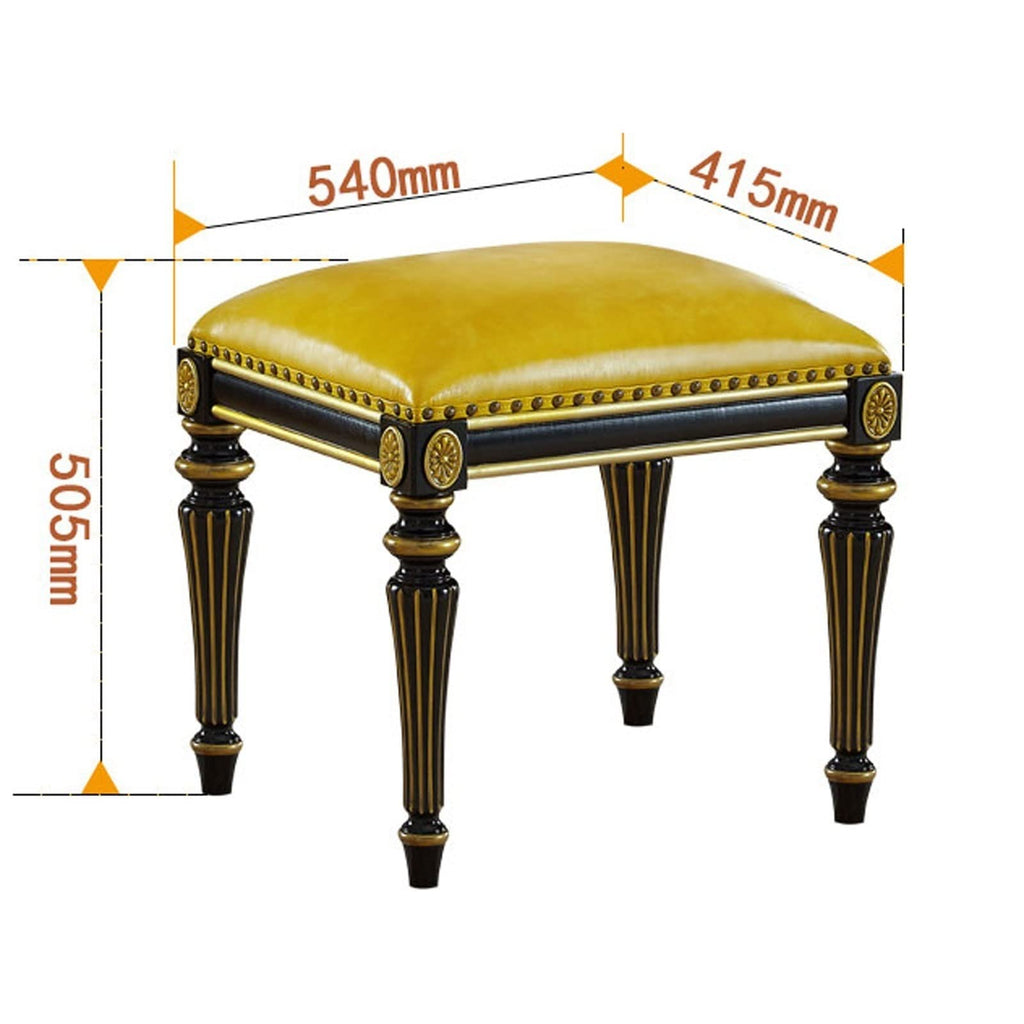 GAZOGJ Modern Piano Bench,Exquisitely Carved Solid Wood Stool Legs,Keyboard Bench and Vanity Stool