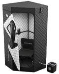 SAUNABOX® SmartSteam Kit Pro Portable Steam Sauna | Home Sauna Tent with Chair & Mat | Full Body Steam Therapy for Relaxation & Recovery | VOC-Free Materials