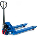 Global Industrial High Capacity Narrow Fork Pallet Jack Truck with 21" W x 42" L Forks, 6600 Lb. Capacity, Manual Pallet Truck for Warehouse, Manufacturing and Retail