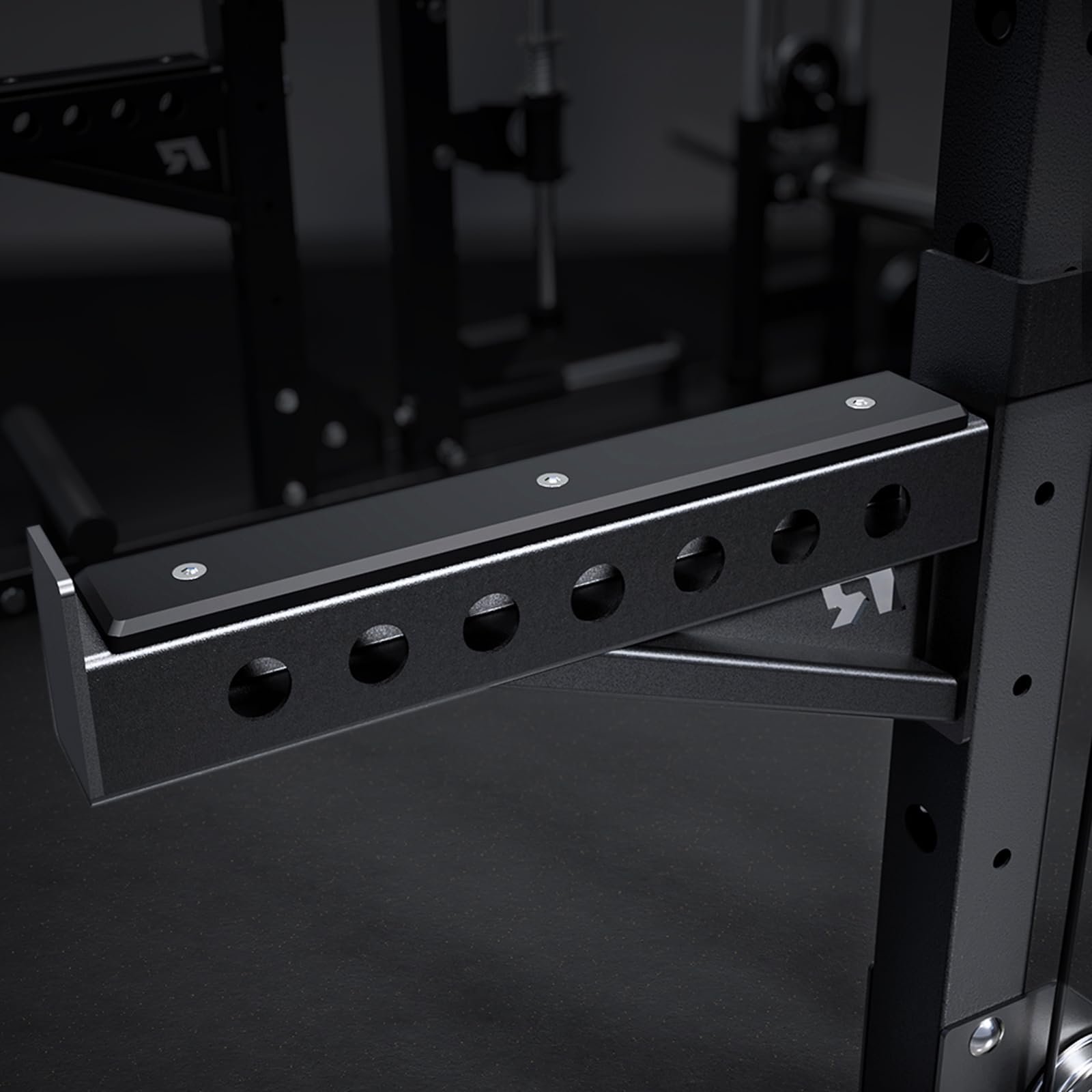 RitFit M2 Smith Machine with Cable Crossover System, 3D Functional Trainer & Power Cage, 16 Adjustment Holes, 6 Storage Pegs for Full-Body Home Gym(M2 Pro Black)