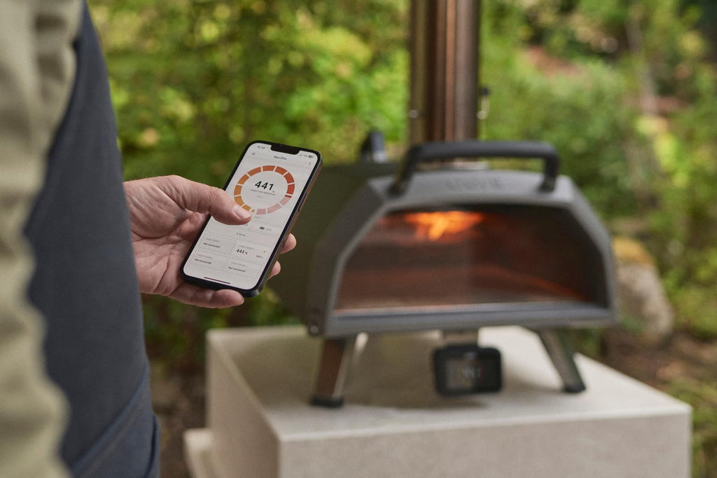 Ooni Karu 2 Pro Multi-Fuel Pizza Oven - Wood and Gas Outdoor Pizza Oven with Pizza Stone & Integrated Thermometer, Pizza Oven Outdoor, Dual Fuel 16 Inch Pizza Maker, Outdoor Cooking Grill