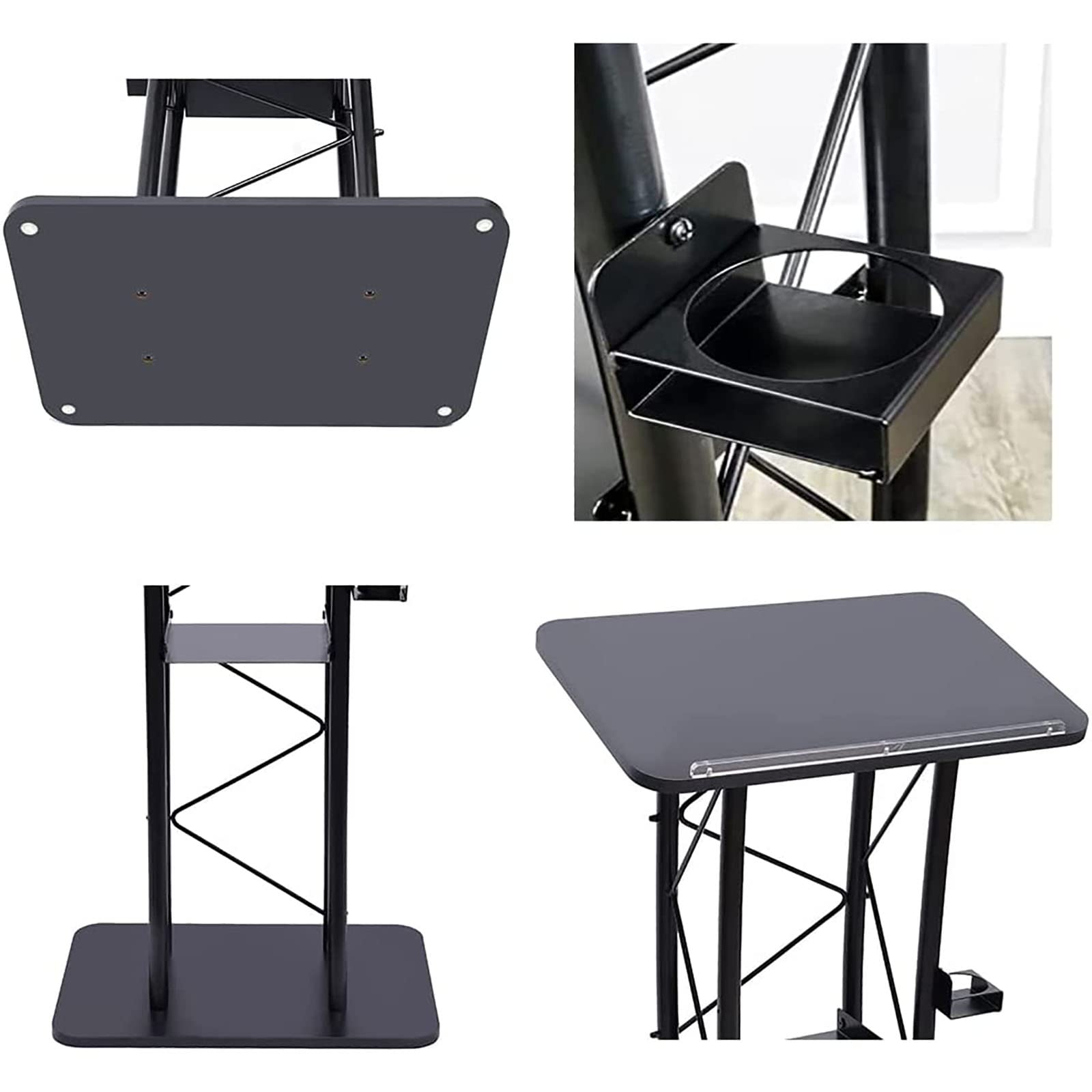 WDZDMYL Curved Podium Suitable for Schools Conference Rooms Stages Churches Classrooms and Various Other Places Indoor Furniture