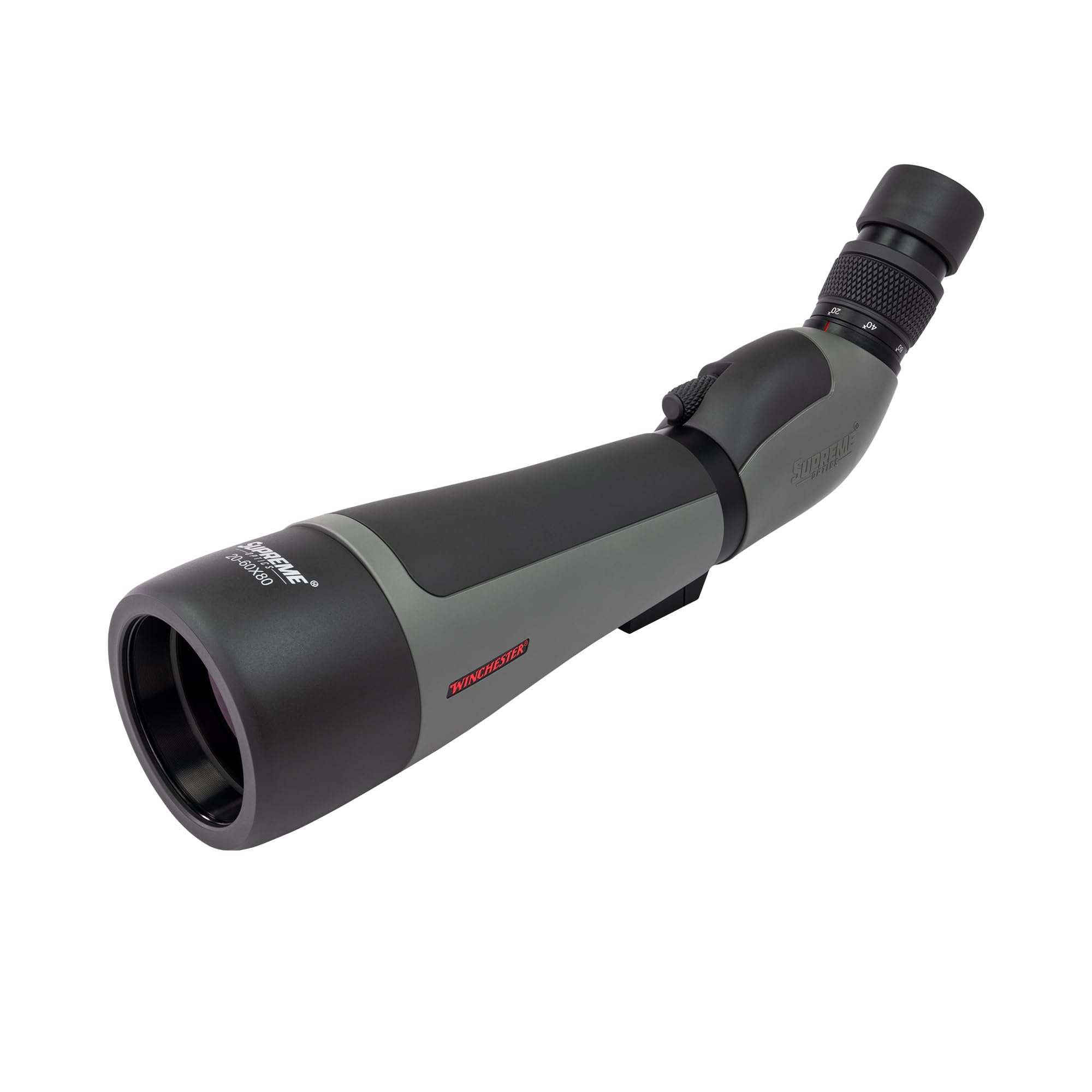 Winchester Supreme Optics 20-60x80mm Spotting Scope w/Tripod | Hunting, Shooting, Bird Watching & Wildlife Observation | IPX7 Waterproof & Fogproof