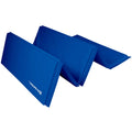 We Sell Mats Gymastics Multi-Sized Portable and Padded Folding Mat for Exercise, Yoga, Martial Arts, Portable with Hook & Loop Fasteners, 5' x 10' (1.5-inch Thick), Blue (GM5x10BLv4-35M)