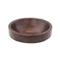 Premier Copper Products VR15SKDB 15-Inch Round Skirted Vessel Hammered Copper Sink