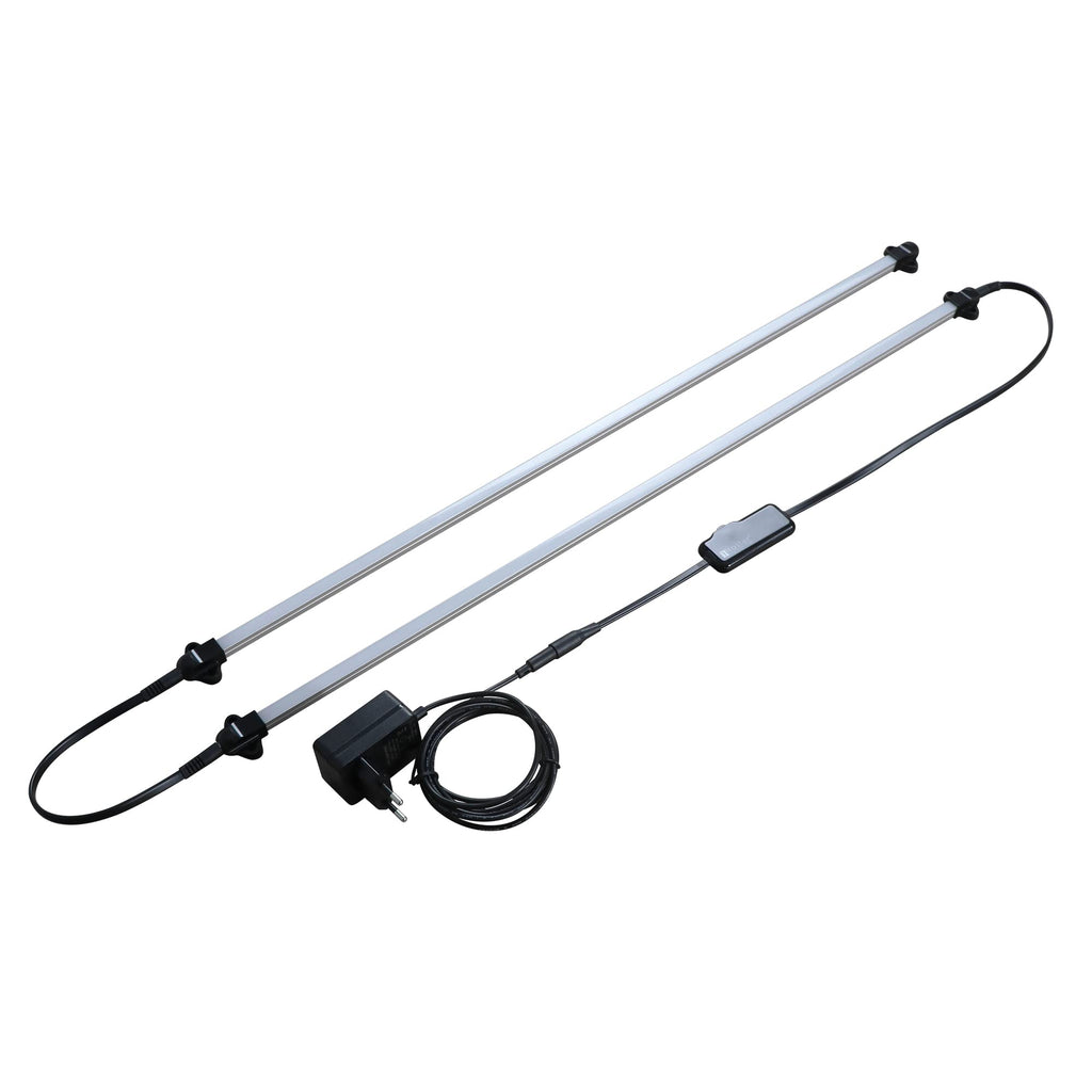 Master Massage Argo Black Portable Massage Table Package (Ambient Lighting System)