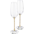 Swarovski Crystalline Toasting Flutes, Set of 2