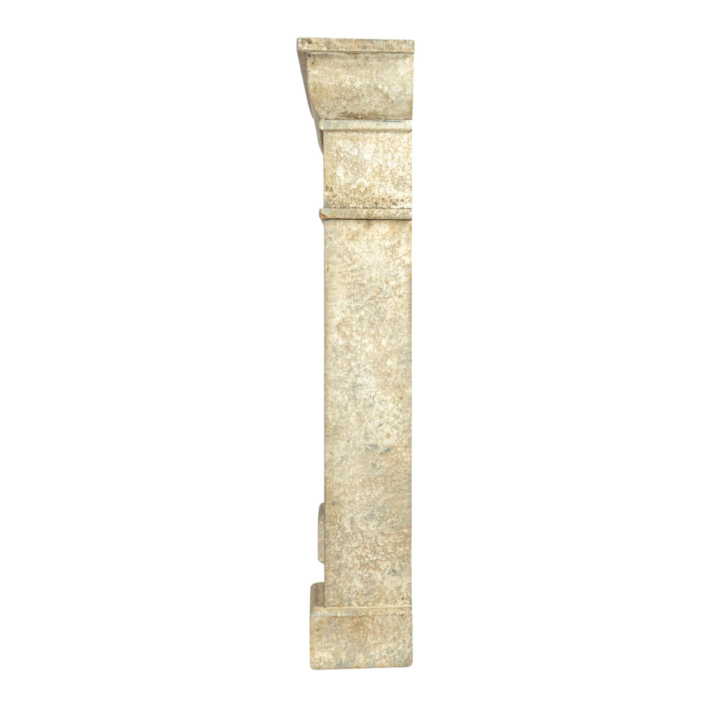 Creative Co-Op Monolith Decorative Fireplace Mantel, Antique