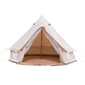 Yurt Tent,Glamping Tents Canvas Bell Tent Waterproof Camping & Glamping 4 Season Yurt 3M 2~3 Person