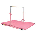 Z Athletic Kip Bar and Folding Gymnastics Mat, 4 Ft x 6 Ft x 2 in