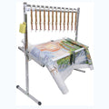 ELUKHT Embroidery Stand, Adjustable Stainless Steel Embroidery Stand for Cross Stitch and Sewing, Ideal Floor Frame and Lap Table for Art and Craft Projects.