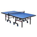 VEVOR Ping Pong Table, Professional Table Tennis Game, Indoor MDF Portable Table Tennis Table, Foldable Ping Pong Table with Quick Clamp Net and Lockable Wheel, 10 Minute Easy Assembly, 25mm Tabletops