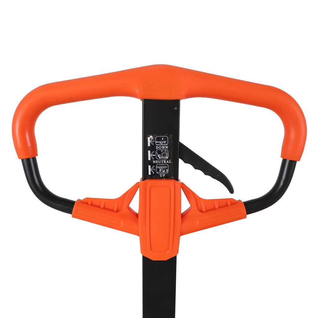 T Tory Carrier Pallet Jack, 5500 Lb. Capacity 21 x 48 Forks Mannual Pallet Truck, Hand Trucks with Replacement Load Wheels
