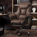 SJZNOI Big and Tall Office Chair Wide Seat Ergonomic Leather Executive Desk Chair with Leg Rest, Heavy-Duty 550 lbs Adjustable Height Computer Gaming Chairs