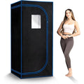 YXKJZHF Full Size Portable Steam Sauna Tent,One Person Indoor Sauna Box for Indoor Home Spa, with Remote Control, Foldable Chair
