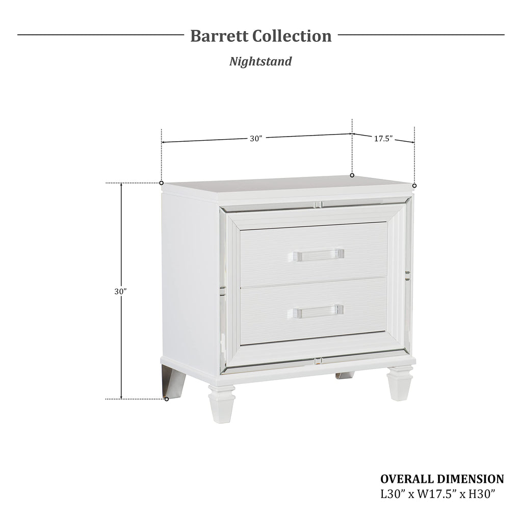 Lexicon Barrett Nightstand, White