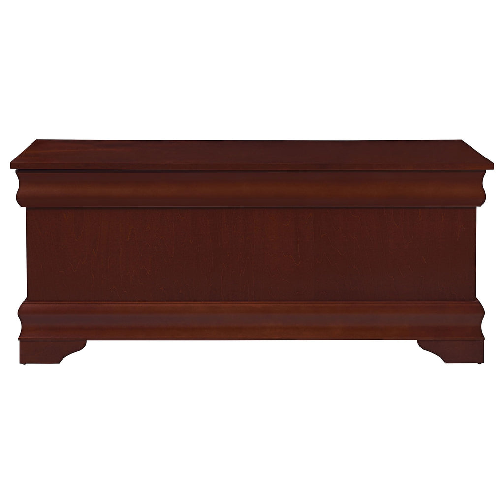 Coaster Home Furnishings - Pablo - Wood - Cedar Chest with Flip-Open Top, Lined Interior and Base Molding - Bedroom - 47-Inch - Warm Brown - 900022