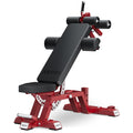 KeppiFitness Weight Bench, 1500LBS Capacity Workout Bench, 17” Bench Press Height, 11+8 Adjustable Weight Bench with Flat/Incline/Decline Angle and On-end Storage - Bench6000 (2026 Version Red Frame)
