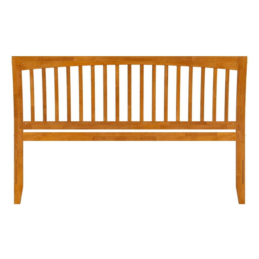 AFI, Orleans King Sleigh Solid Wood Slat Headboard, Light Toffee