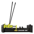 Sun Joe Cordless Manual Hydraulic Steel Beam Log Splitter, Portable and Compact, 10 Ton Capacity - Wood Splitting Machine and Equipment for Fireplace, Firewood, & Fire Stove Logs, LJ10M