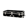 Rhino Trunk & Case Aromatic Cedar Trundle Trunk with Wheels - 44”x20”x12” Home Storage Chest Trunk - USA Made Secure Under Bed Footlocker for Clothes, Blankets & Pillows - Underbed Shoe Storage Box