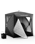 SAUNABOX® XL 2 Person Steam Sauna Tent | Portable Home Sauna Box for Indoor & Outdoor Use | SmartSteam Bluetooth Control | Compact, Quick-Setup & Hygienic for Detox, Relaxation & Recovery