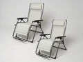 Member Mark Extra Large Anti-Gravity Chair, Folding Recliner with Headrest, Set of 2 (Cast Silver)