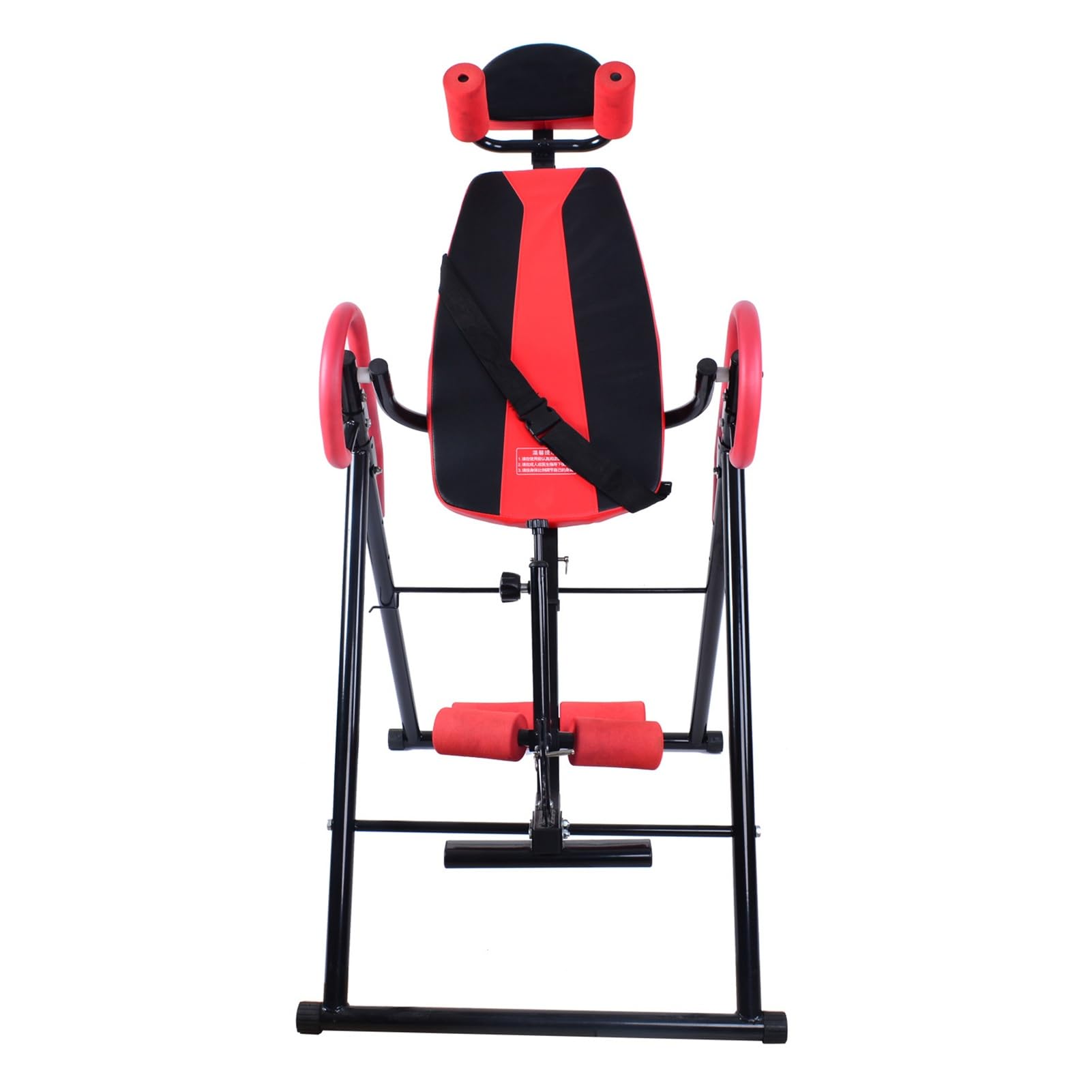 RIEJIN 330 lbs Capacity Inversion Table for Back Pain Relief, Adjustable 4 Gears Heavy Duty Inversion Table Foldable Stretching Muscles