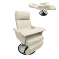 TECHTONGDA Hydraulic Facial Chair Salon Spa Table, Massage Table Beauty Bed with Back Adjusted Angle 90-175 Degrees for Massage, Lash, Barber