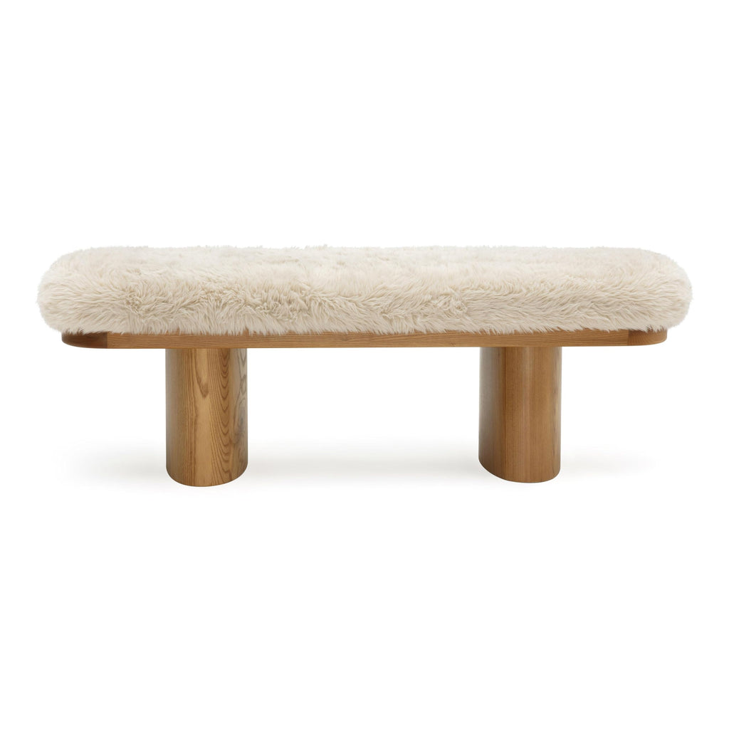 First of a Kind Bench in Natural Ash Wood