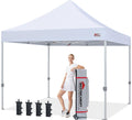 MASTERCANOPY Pop Up Canopy Tent Commercial Grade 10x10 Instant Shelter (White)