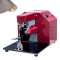 Electric Leather Edge Oiling Machine, Edging Coat Machine Kit, 50W Professional Leather Edge Dye Tool with Adjustable Thickness, Dual Speed Control for Leathers Working Treatment