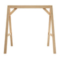 Amish Casual 4/5 Foot A-Frame Porch Swing Stand in Unfinished - Treated Wood Outdoor Stand for Swings, Made in The USA by Amish Craftsmen