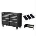 CRAFTSMAN S2000 52" Tool Chest, 10-Drawer Rolling Tool Storage Cabinet with Tray and Holder, Black (CMST352102BK)