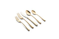 Cambridge Silversmiths Samantha Flatware Collection, 18/10 Stainless Steel, Dishwasher Safe, Gold Mirror, 20-Piece Flatware Set, Service for 4