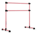 VITA Barre Portable Freestanding Double Ballet Barre, Prodigy, 8 Ft Bars, Light Pink | Adjustable Height, USA Made, Home or Gym Exercise Equipment for Kids & Adults | Dance, Fitness, Pilates