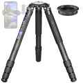Heavy Duty Tripod Carbon Fiber Camera Tripod WEYLLAN LX9 Professional Tripod Camera, 10 Layers Carbon Fiber Tube, with 40mm Leg Tube, Durable Carbon Bowl Tripods for DSLR Camera Max Load 88lbs/40kg